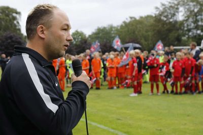 Klubchef Michael Koch fra Brande IF har for længst erkendt, at BIF Cup ikke bliver som tidligere, da det ikke har været muligt at finde passende overnatningsmuligheder for deltagende klubber. Foto: Flemming Hansen
