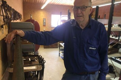 Denne her tingest til venstre er til at lave ringe med. Foto: Ole Skydt Ole Skydt