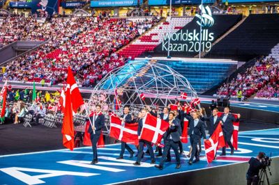 Worldskills 2019 foregik i Rusland. Russerne skulle næste år have været værter for EM, men den går ikke, når man kaster bomber mod uskyldige civile. Foto: WorldSkills