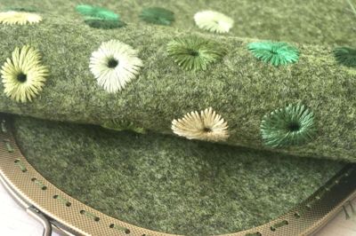 Et eksempel på Renée Heegaards broderier. Foto: Renée Heegaard