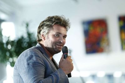 Peter Lodahl blev lettere forsinket efter et trafikuheld ved Middelfart. Foto: Flemming Hansen