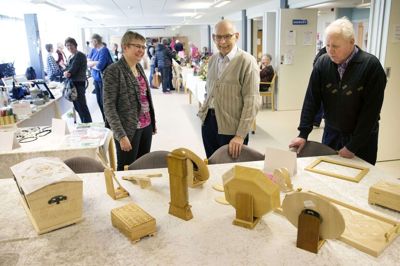 Fra en tidligere udstilling på Seniorstedet. Foto: Tom Laursen