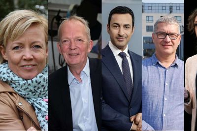 Disse fem kan man møde, når DR ruller til Herning 25 september. Foto: PR-foto