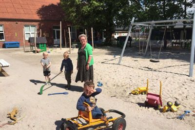 Her Susanne Jørgensen. Vi skal understrege, at billedet er fra i sommer og intet har med kighoste at gøre. Foto: Ole Skydt