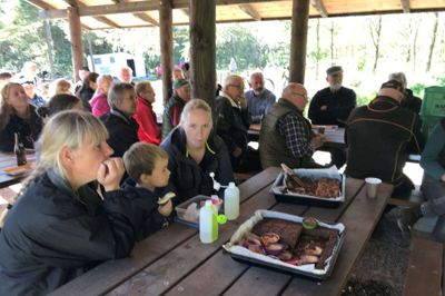Der er dialog mellem brugergrupperne i Sandbæk Plantage. Foto: Privatfoto
