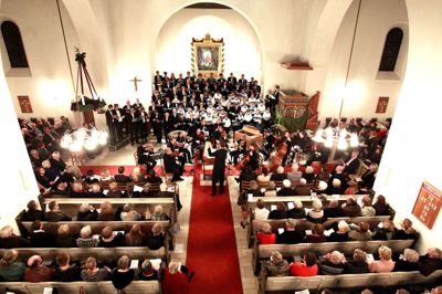 Sådan så det ud, da Herning Kirkes Drengekor gav julekoncert i Herning Kirke i 2011. Foto: Tom Laursen