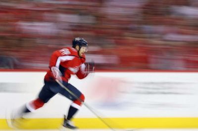 Lars Ellers klub vandt i 2018 Stanley Cup-trofæet, hvor han scorede det afgørende mål i serien. Foto: Patrick Smith/Ritzau Scanpix