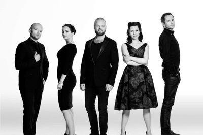 The Real Group - med Morten Vinther Sørensen i centrum - gæster mandag aften gymnasiet. Foto: Pr-foto