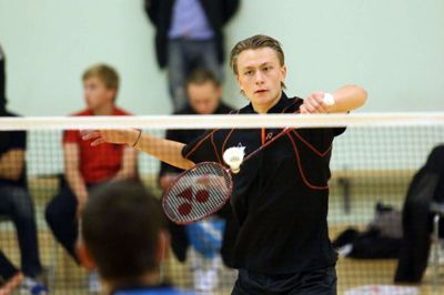 Mads Emil Kristensen var sit holds bedste, da IFS Badminton løb ind i et klart nederlag i Greve. Foto: Flemming Hansen