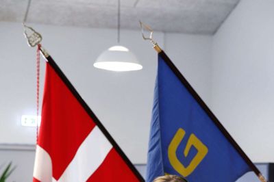 Louise Faaborg har været formand for AG i tre år, og i sin tale ved jubilæumsreceptionen glædede hun sig over, at AG ikke alene er Aulums største forening, men også den ottendestørste i hele Herning Kommune. AG har 9 idrætsudvalg, 100 frivillige og i alt 1200 medlemmer. Foto: Flemming Hansen