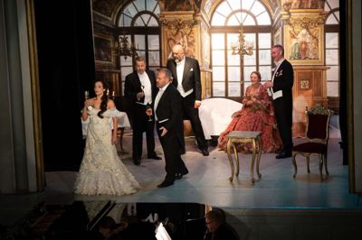 »La Traviata« opføres på onsdag i kongrescentret. Foto: Henrik Schurmann