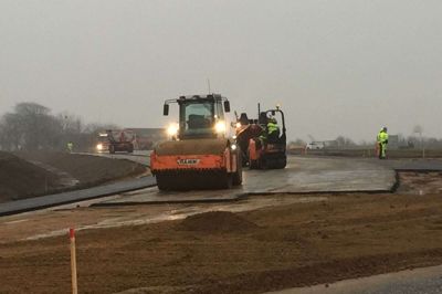 Så er der dømt vækst. Sønderupvej flyttes delvist, så byggeriet af Arla nye forskningscenter kan begynde. Foto: Ole Skydt
