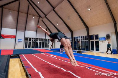 Victoria Kathrine Thomsen har trænet mange timer i hallen. Foto: Privatfoto