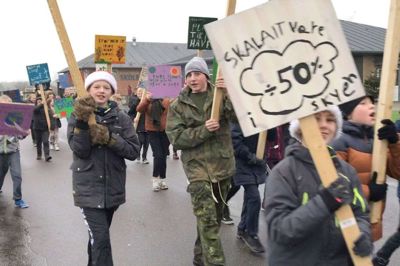 Optoget var startskuddet til klimaprojektet. Foto: Privatfoto