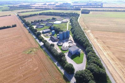 Sinding-Ørre Biogasanlæg blev ramt af et stort gylleudslip. Foto: Herning Kommune