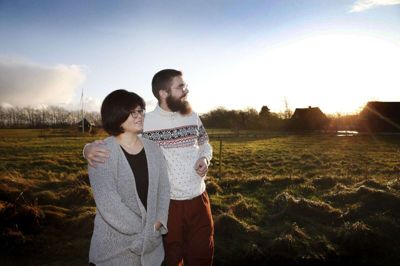 Simon og Yuko Wada Klaris kan snart spejde ud over den japanske storbyjungle i stedet for den midtjyske hede. Foto: Flemming Hansen