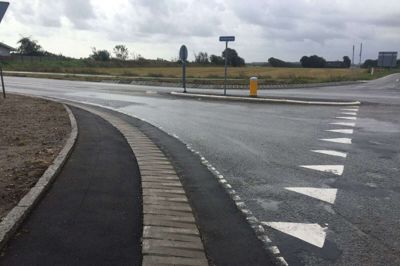 Krydset Sønderupvej-Skjernvej. Foto: ole Skydt
