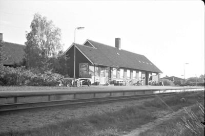 Det var på Kølvrå Station, at Karup Lufthavn havde sin første terminal.