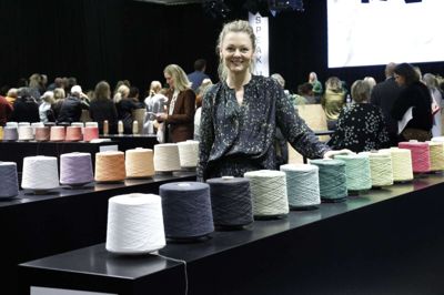 Louise Byg Kongsholm på dette års Formland, hvor grøn er højeste mode. Foto: Henrik Ole Jensen