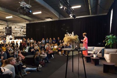 Fremtidsforsker Jill Hawkins fortalte på Formland om en anderledes fremtid. Foto: Kim Hansen
