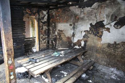 Mødestedet »Den våde høne« er blevet lukket af Herning Kommune og blev desuden ramt af en brand. Kommunen arbejder på at finde et nyt samlingssted til brugerne. Foto: Tom Laursen
