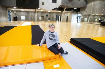 Fællesformand Susanne Fruergaard Pedersen glæder sig over de 164.860 kroner, som Gjellerup Sdr. S.G. & I. har fået fra DIF og DGI’s foreningspulje. Foto: Tom Laursen