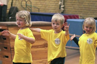 Multisalen i Grønbjerg er igen rammen om opvisning. foto: privatfoto