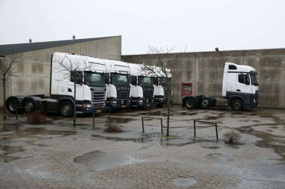 Billedet her er fra januar, hvor det daværende Jupiter Transport havde hjemme i Ikast. Siden da er det blevet til et enkelt navneskifte samt to adresseændringer. Foto: Flemming Hansen