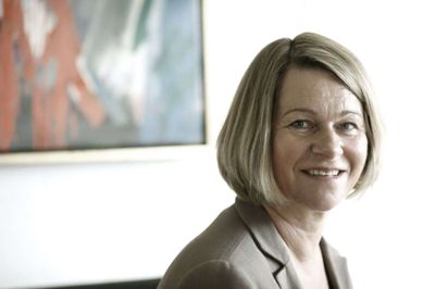 Ulla Diderichsen, medejer af Hotel Eyde, fortæller at beslutningen om at lukke hotellet ned blev truffet mandag, hvorefter de ansatte blev orienteret. Foto: Henrik Ole Jensen