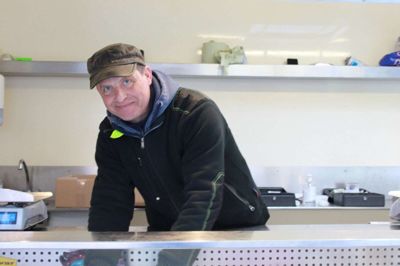 Søren Stage holder humøret og serviceniveauet højt, når herningenserne kommer forbi. Foto: Stig Dahlgren Atzen