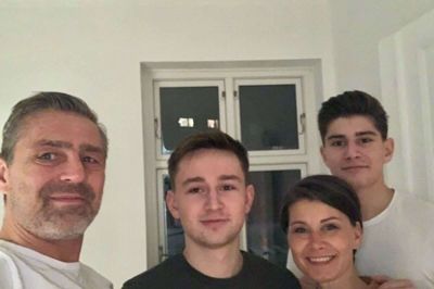 Henrik Ipsen savner sin hustru Trine og sønnerne Mathias og Jonas, men han synes, at familien håndterer adskillelsen flot. Foto: Privatfoto