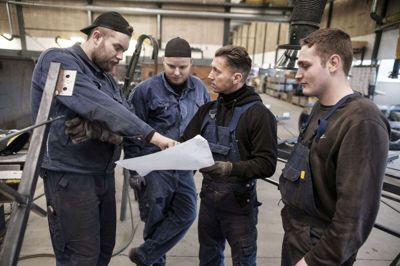 Give Steel har allerede i dag 23 lærlinge i Brande, og det tal vil vokse yderligere. Foto: PR-foto
