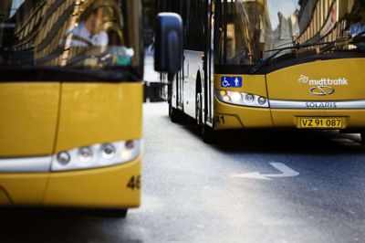 Efter påske kører billederne igen efter en normal køreplads. Foto: Midttrafik