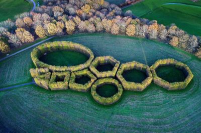 Carl Theodor Sørensens Geometriske Haver i Birk er med i skattejagten. Foto: Tom Laursen