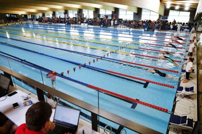 Herning Svømmeklub er en af de foreninger, der har fremgang på medlemstallet. Klubben er vokset hvert eneste år, siden den store tilbygning med 50 meter-bassinet blev indviet i januar 2016. Foto: Flemming Hansen