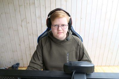 14-årige Anthon Larsen fra Herning sigter efter en ny Fortnite-verdensrekord. Foto: Stig Dahlgren Atzen