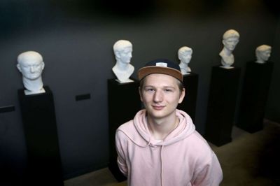Arent Vihøj-Kvist fra Herning Gymnasium har vundet Klassikerforeningens årlige konkurrence i oldtidskundskab for gymnasieelever. Samtidig blev han nummer to i årets landsdækkende latinkonkurrence. Foto: Flemming Hansen