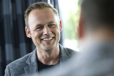 Allan Vad Nielsen, administrerende direktør i Hummel, ser rigtig gode muligheder for at få eksponering gennem den kommende sponsoraftale med Everton. Foto: Henrik Ole Jensen