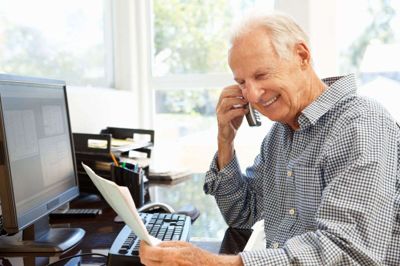 Telefonerne er åbne, selvom døren er låst. Foto: Modelfoto.