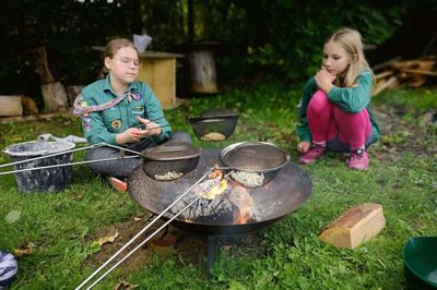 Så er der snart igen gang i de grønne spejdere. Foto: Privatfoto