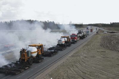 Herning Kommune får i 2020 lavet 75 kilometer asfalt for 15,9 millioner kroner. Tilbuddet fra Colas A/S var 5,5 millioner kroner billigere end det dyreste tilbud på samme strækninger. Foto: Vejdirektoratet