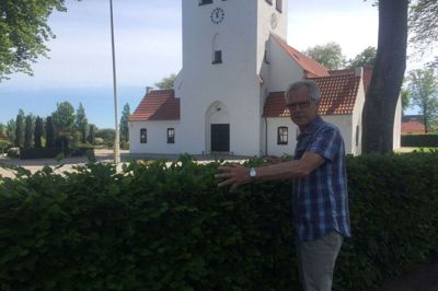 Et klokkespil til Videbæk Kirke vil koste 447.000 kroner, vurderer menighedsrådsformand Kai Lysgaard. Foto: Ole Skydt