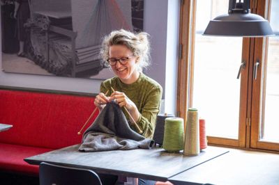 Lørdag skal der strikkes igennem på Tekstilmuseet. Foto: Pr-foto