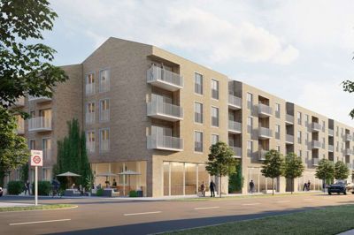Det er meningen, at boligerne skal give lejerne mere end forventet og til en lavere pris, end man forventer i København. Visualisering: JFP