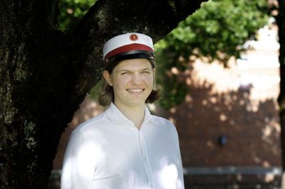 Student Alexander Justesen, Ikast:
- Jeg skal først på MGK ved Holstebro Musikskole og vil formentlig senere søge ind på et musikkonservatorium. Jeg spiller guitar. Foto: Henrik Ole Jensen