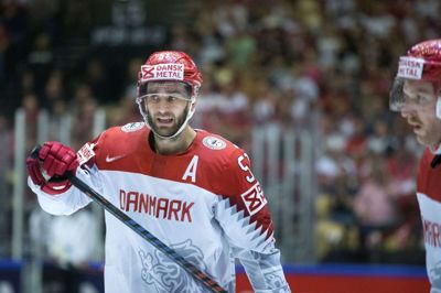 Herningensiske Frans Nielsen er som mange andre sportsudøvere stor golfentusiast, og sammen med en række andre ishockeyspillere er han til start fredag i Herning. Foto: Tom Laursen