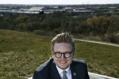 Rasmus Norup er formand for den følgegruppe, som arbejder med at oprette et bæredygtighedscenter i Herning Kommune. Foto: Henrik Ole Jensen