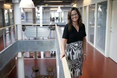 Andelskassens filialdirektør Ann Merete Kongensgaard vil gøre Innovatorium til bankens brohoved i det herningensiske område. Foto: Flemming Hansen