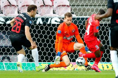 Mikkel Andersen fik sin første kamp fra start i denne sæson. Foto: Tom Laursen