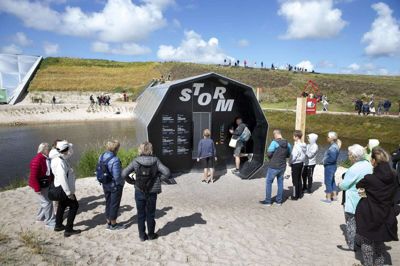 Vestenvinden er noget af det mest populære i Naturkraft, for det er en særlig oplevelse at mærke en vesterhavsstorm på egen krop. Foto: Tom Laursen